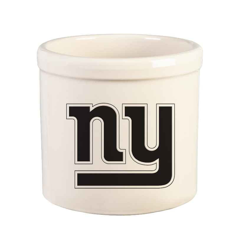 NFL Team Logo Stoneware Crock - New York Giants